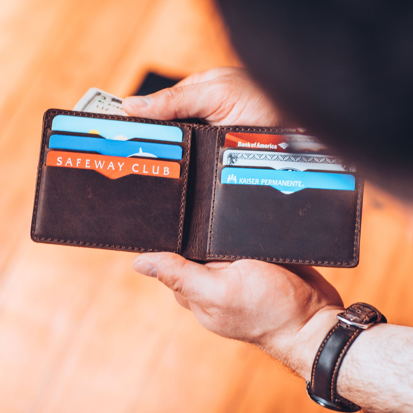 Men's Full-Grain Leather Wallet
