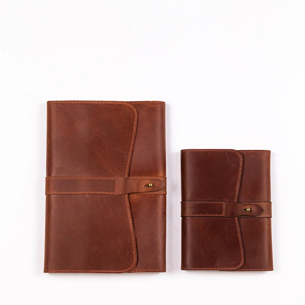 Personalized Modern Leather Journal