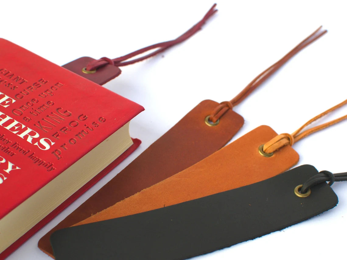 Full-Grain Leather Bookmark