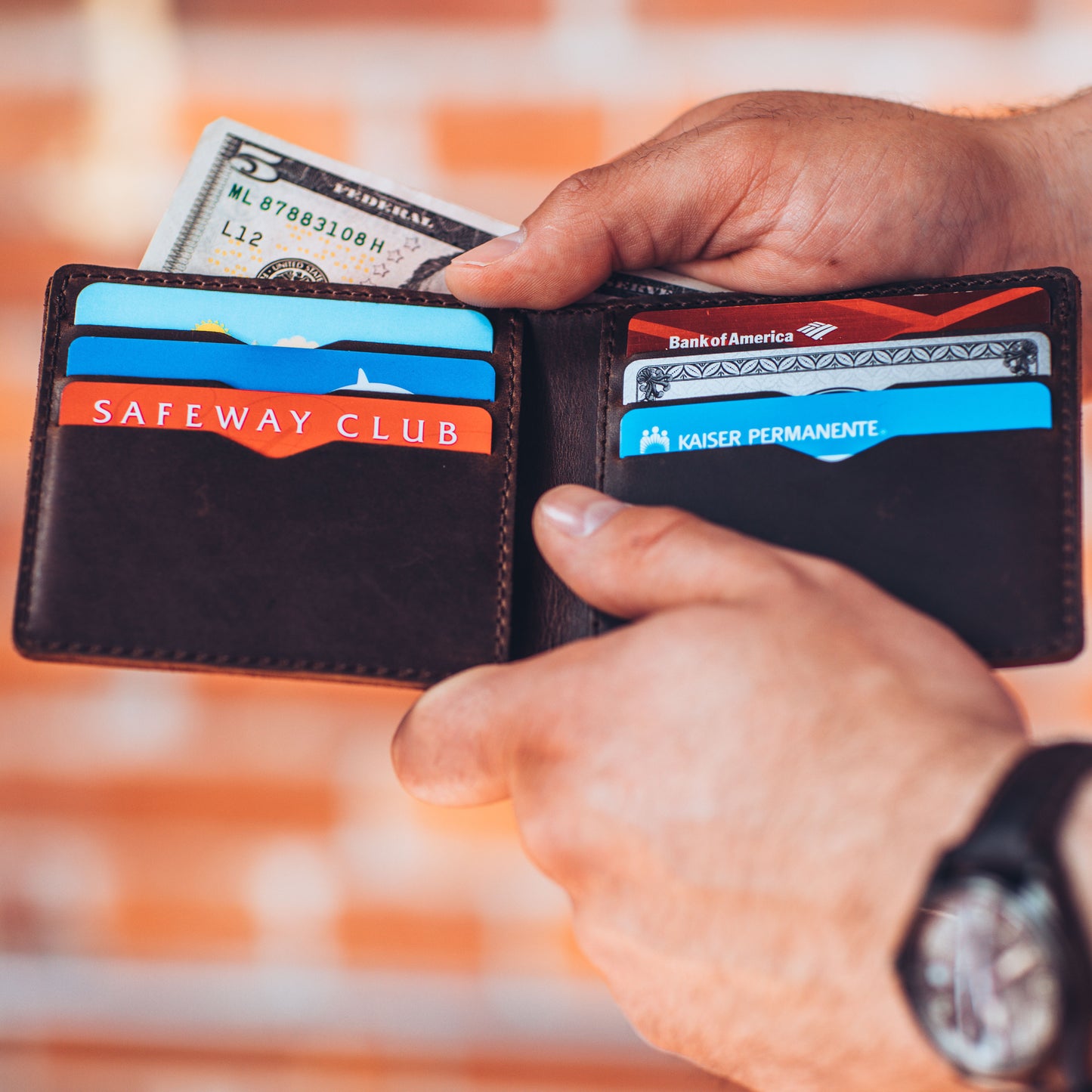 Men's Full-Grain Leather Wallet