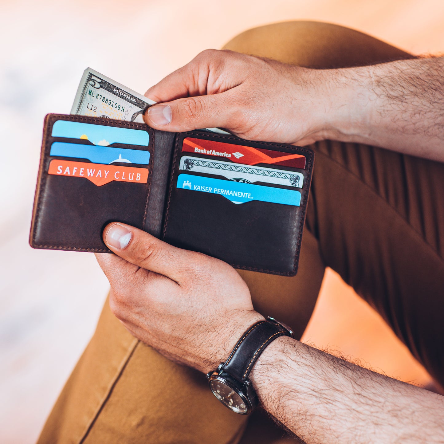Men's Full-Grain Leather Wallet