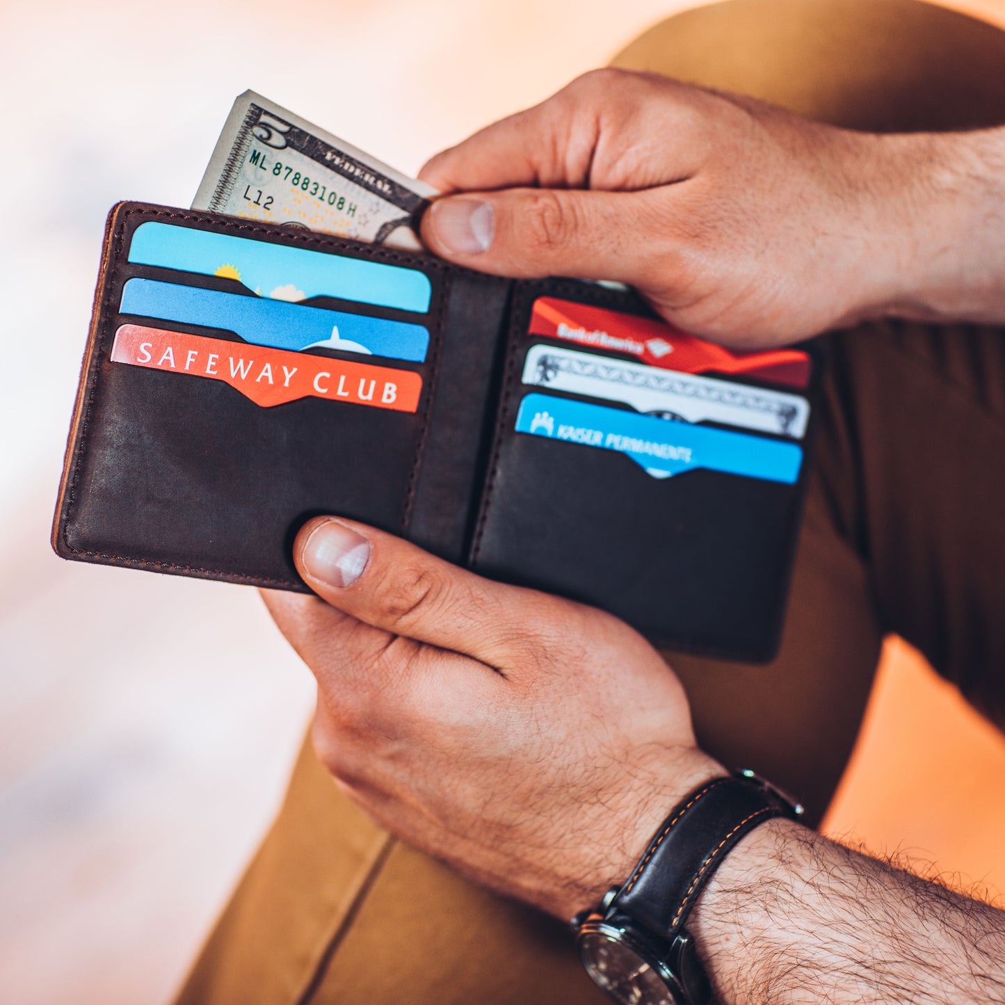 Men's Full-Grain Leather Wallet
