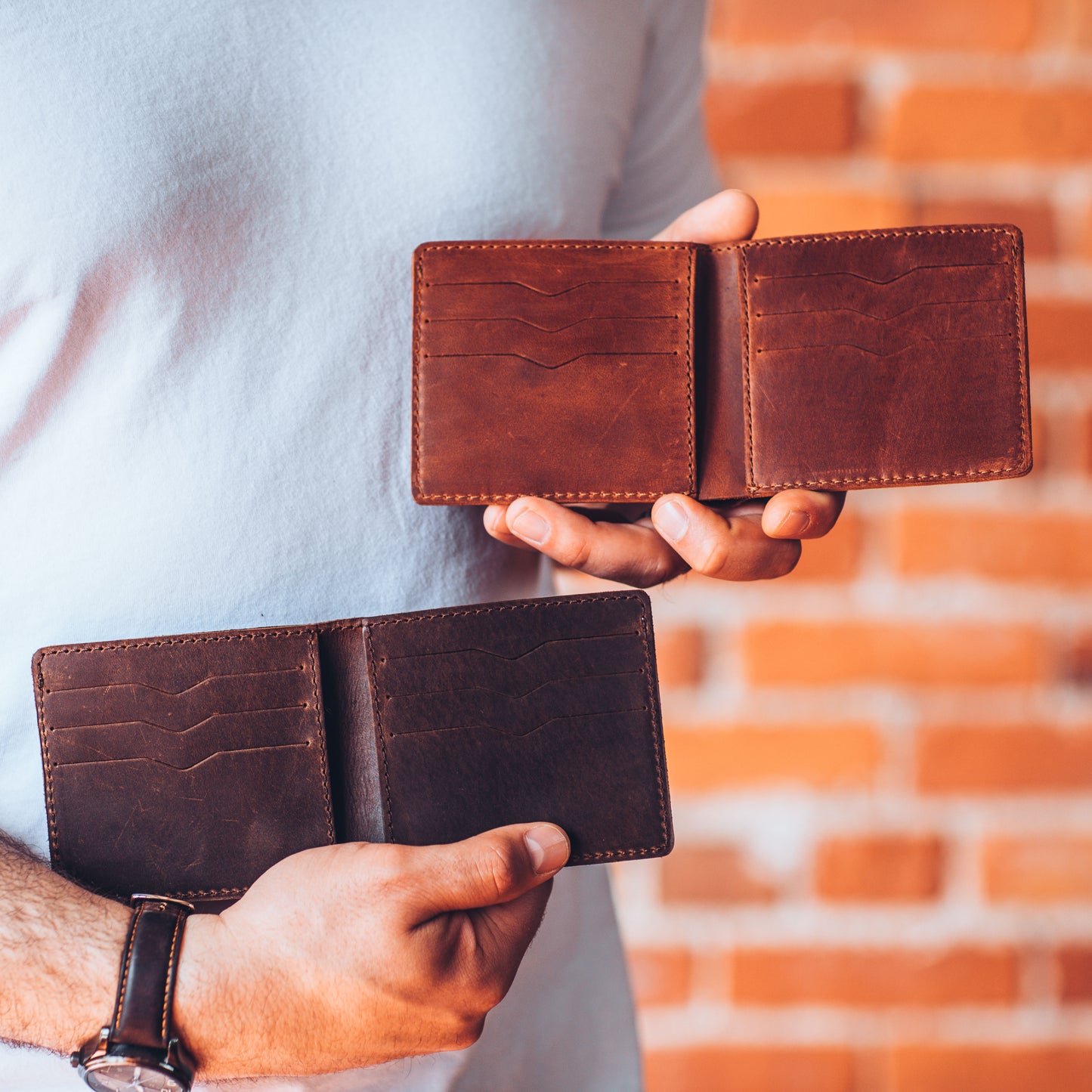 Men's Full-Grain Leather Wallet