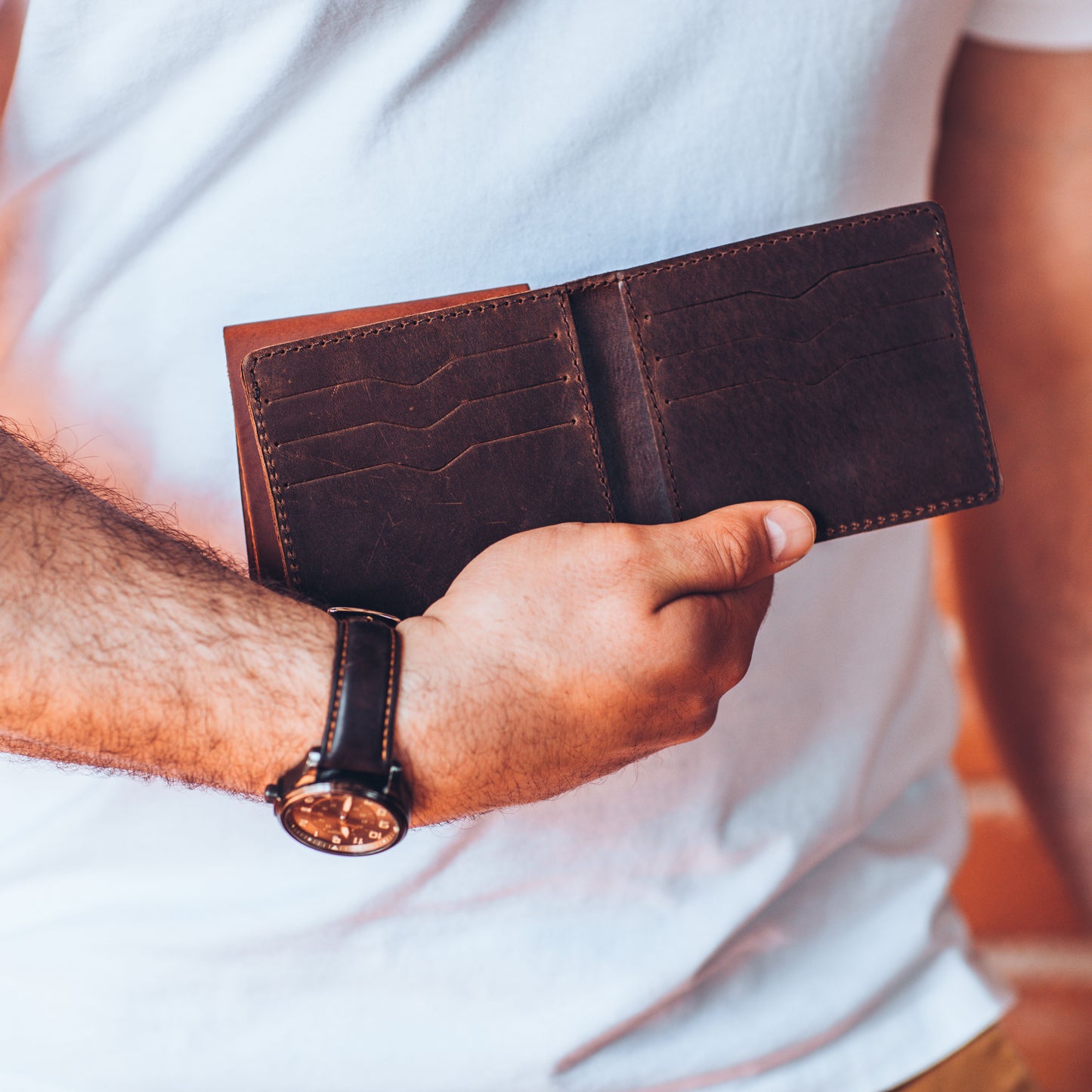 Men's Full-Grain Leather Wallet