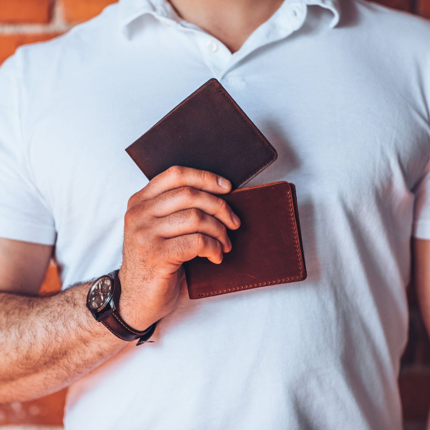 Men's Full-Grain Leather Wallet