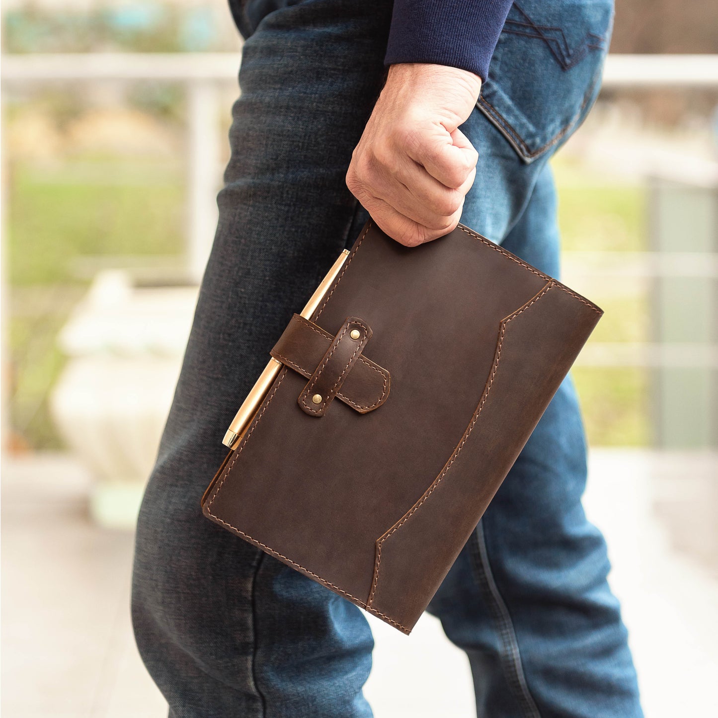 Full-Grain Leather Vintage Journal