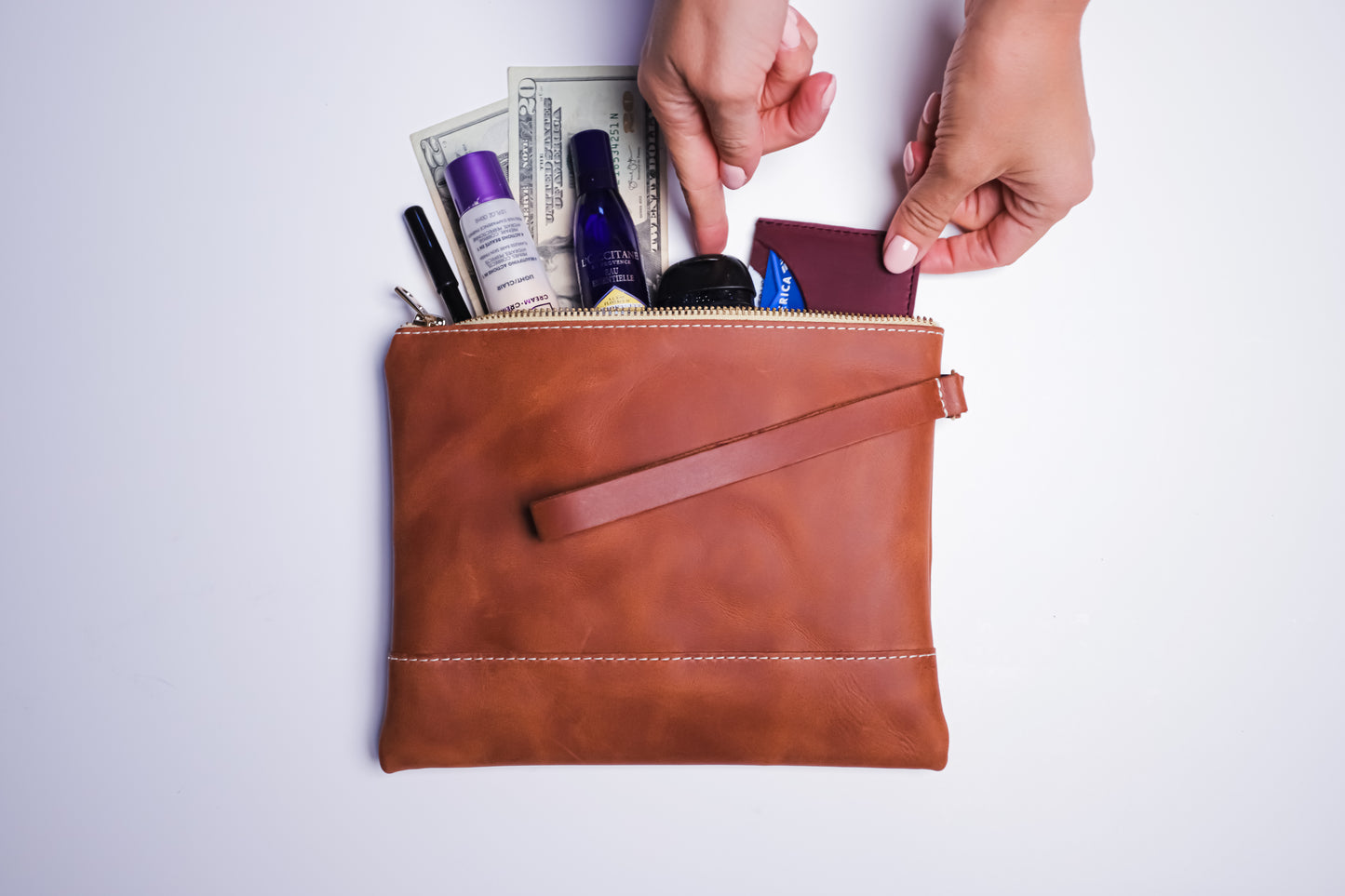Leather Clutch