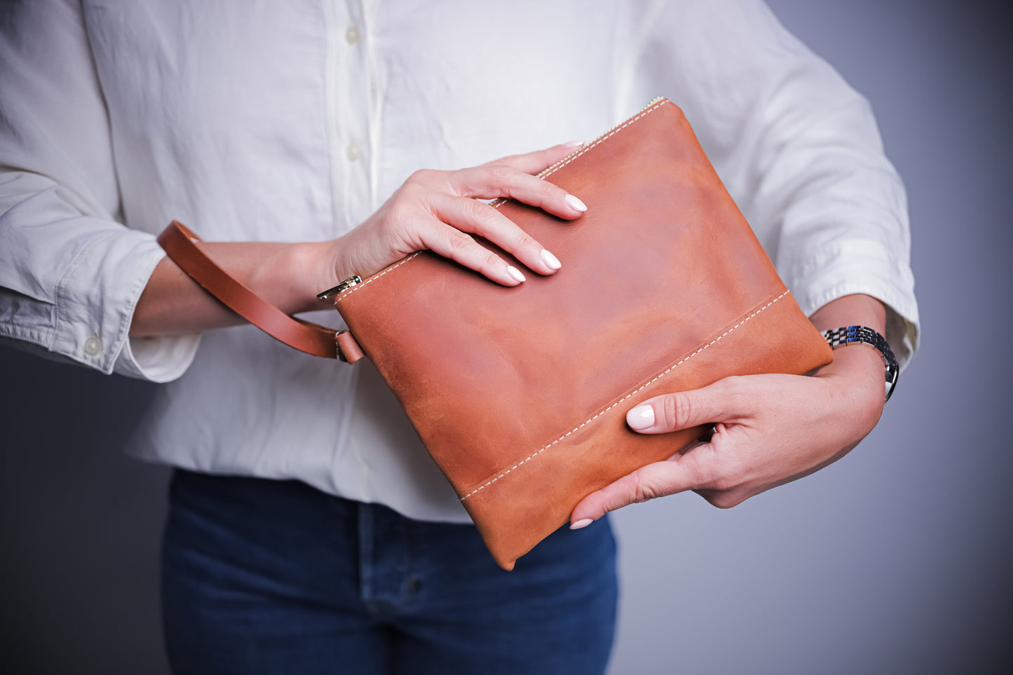 Leather Clutch