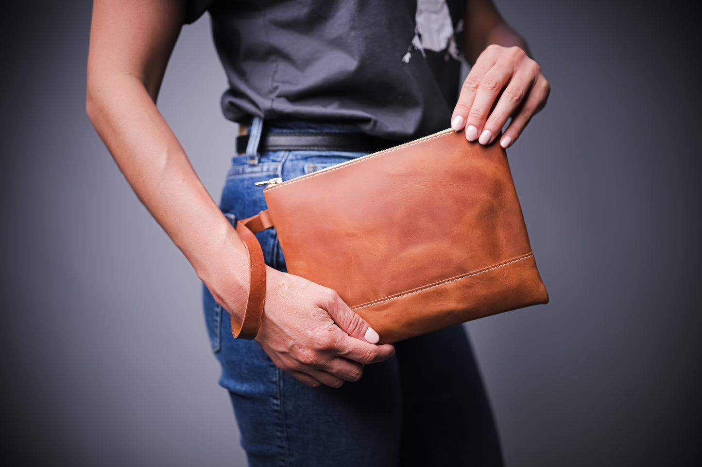 Leather Clutch