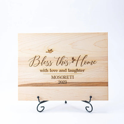 "Bless This Home" Cutting Board
